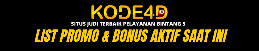 Promo Aktif KODE4D